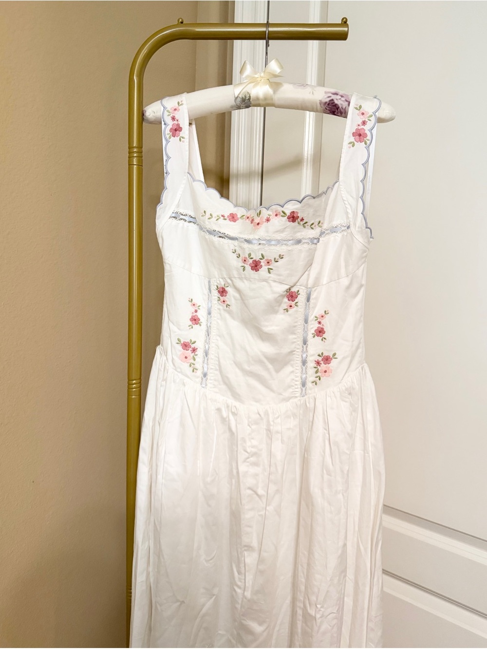 For Love And Lemons Tea Time Midi Dress Size Medium NWT - Picture 7 of 10